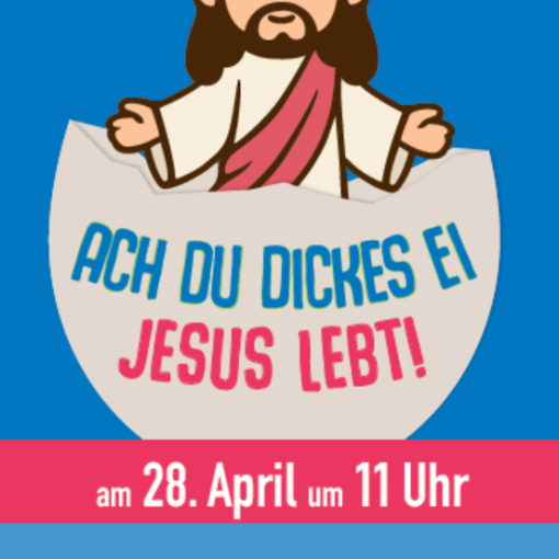 Das Plakat zur Kinderkirche am 28.04.2024